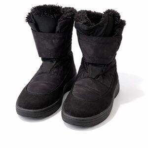 Women's Black Winter Snow Boots